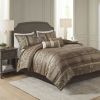 7 Piece Jacquard Comforter Set
