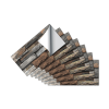 12 Pcs Dark Brown Marble Stone Backsplash Wallpaper Peel And Stick PVC Water Resistant Easy Installtion Self Adhesive Kitchen Bathroom Wall Decoration