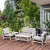 Pieces Patio Furniture Set