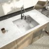 Kitchen Sink Drop-in Top Mount Single Bowl Gunmetal Black Stainless Steel Sink