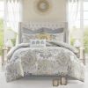 8 Piece Cotton Floral Printed Reversible Comforter Set