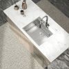 Kitchen Sink Drop-in Top Mount Single Bowl Gunmetal Black Stainless Steel Sink