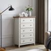 Modern 6 Drawers Dresser 6 Drawers Cabinet,Chest of Drawers Closet Organizers and Storage Clothes Storage Drawers Cabinet for Living Room