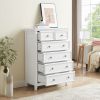 Modern 6 Drawers Dresser 6 Drawers Cabinet, Chest of Drawers Closet Organizers and Storage Clothes Storage Drawers Cabinet for Living Room