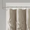 Tufted Semi-Sheer Shower Curtain