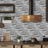 12 Pcs Grey Stone Brick Marble Peel And Stick Wallpaper Splash Proof And Moisture Proof Hanging Decorative Tiles Easy To Clean & Cut
