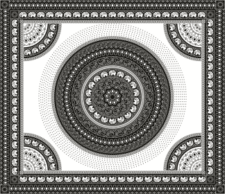 TAP -- Wall Covering Fabric (Option: TAP094-150x170cm)