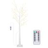 Lighted Birch Tree Artificial White Birch Twig Tree with 8 Warm White Lighting Modes for Wedding Party Christmas Holiday Festival Home Decoration