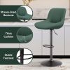 Bar Stools Set of 2, Kitchen Swivel Counter Barstool Adjustable Height Island Bar Chairs Modern Stools