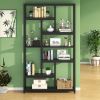 Bookshelf: Tall office shelf features 7-tier storage capacity